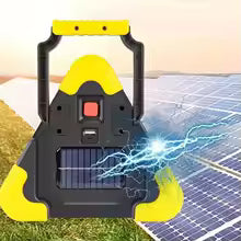 Led warning signal, with solar cell & rechargeable battery