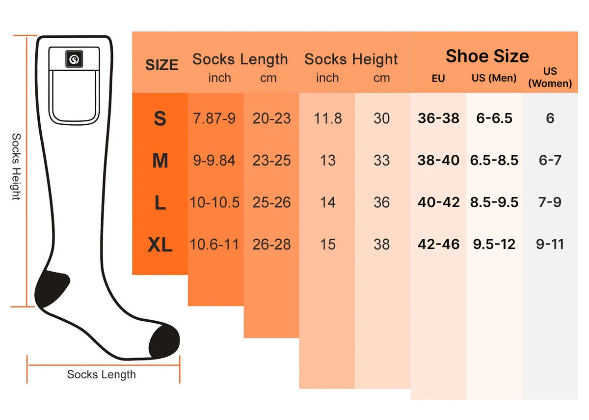 Heated socks Elite (4000mAh)