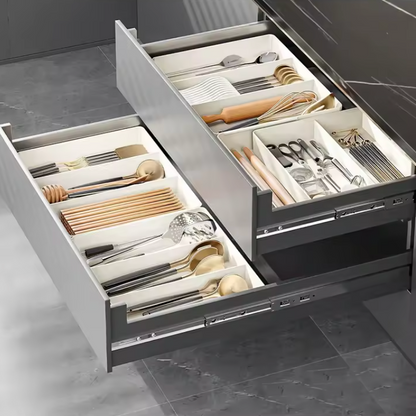 Drawer organizer with smart storage
