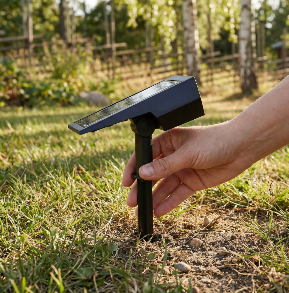 Solar lighting for garden