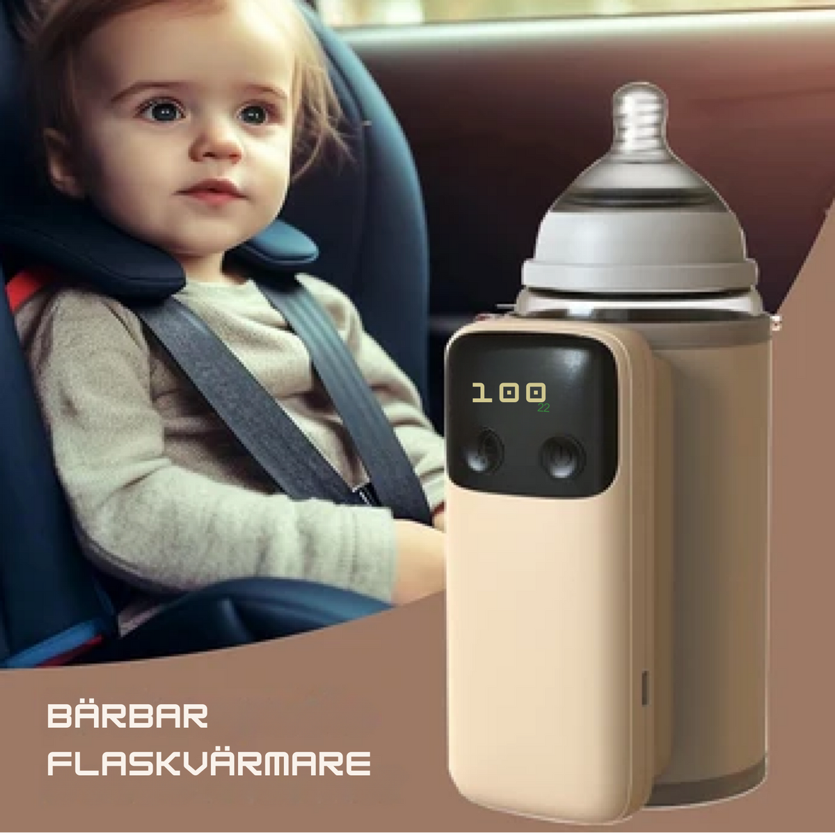 Portable bottle warmer