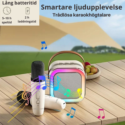Wireless Karaoke Microphone & Speaker - For Kids and Adults