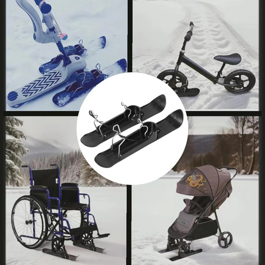 Pram skis – Skis for prams, wheelchairs, bicycles.