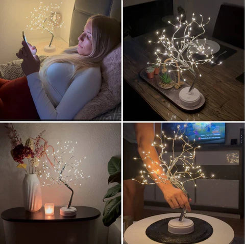 The light tree – Christmas lighting with a warm white glow
