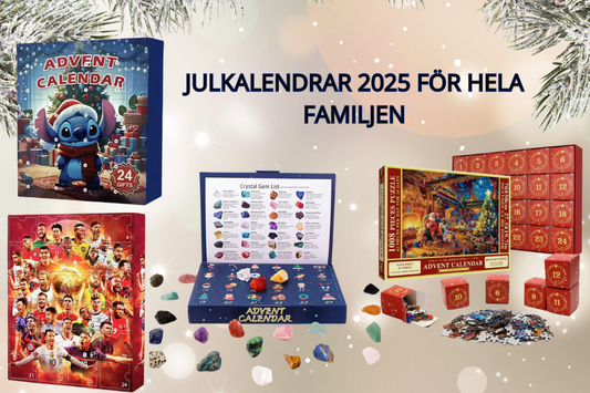 Advent calendars 2025 for the whole family - Stitch, Football, Puzzles & Crystals