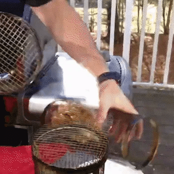 Grill basket 360° – Rotating Grill Basket in Stainless Steel