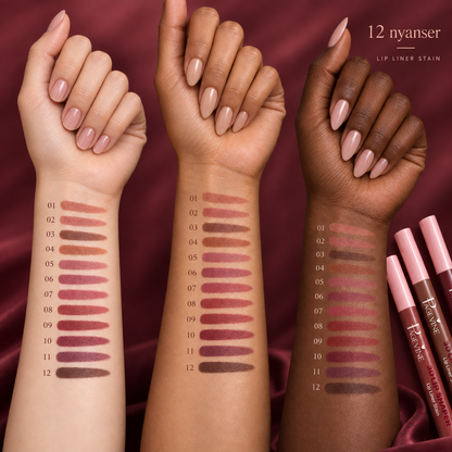 Lip Liner Stain - Waterproof liquid lip pencil with a precision tip