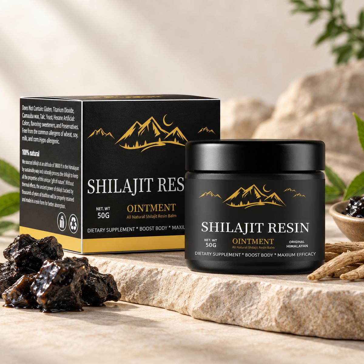 Shilajit – Resin 50 g or Gummies 60 pcs