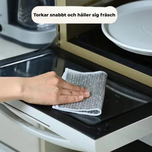 Purewipe Microfibre cloth for efficient and hygienic cleaning without chemicals