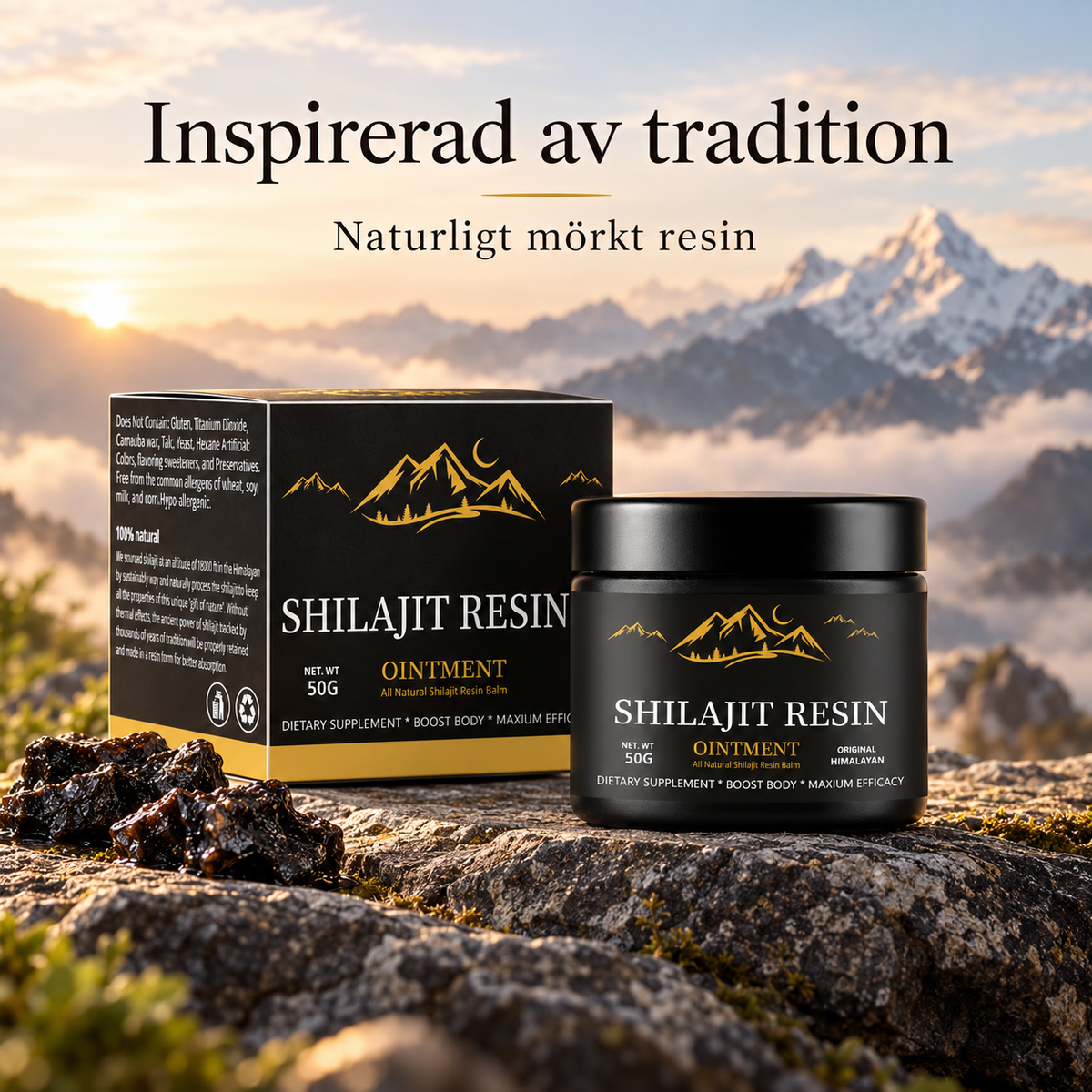 Shilajit – Resin 50 g or Gummies 60 pcs