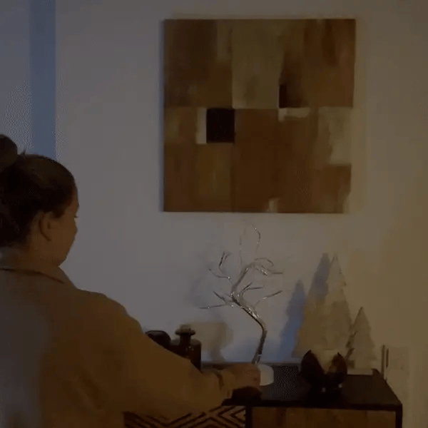 The light tree – Christmas lighting with a warm white glow