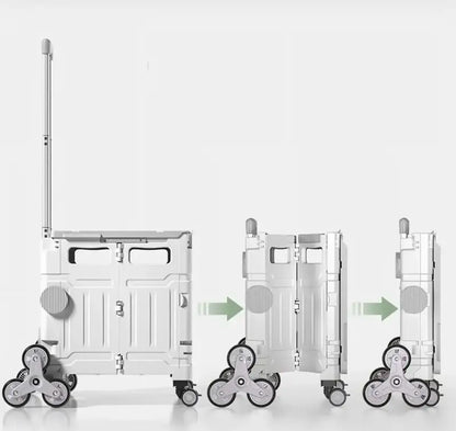Collapsible Pull Cart with Stair Climber
