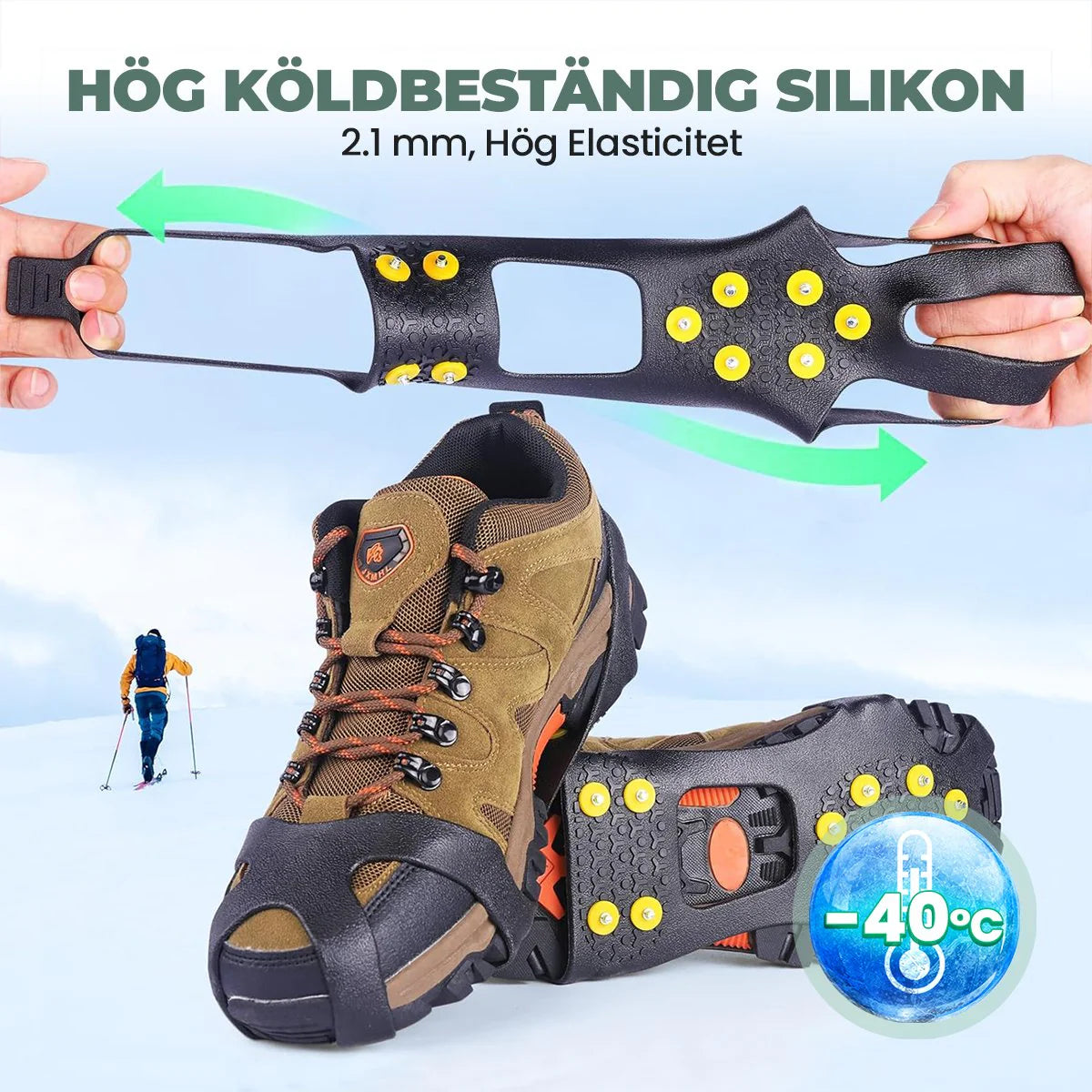 Slip protection for Shoes - secure foothold with ergonomic fit