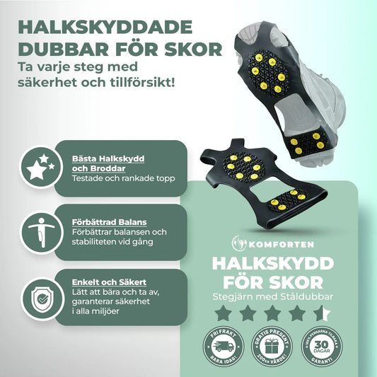 Slip protection for Shoes - secure foothold with ergonomic fit