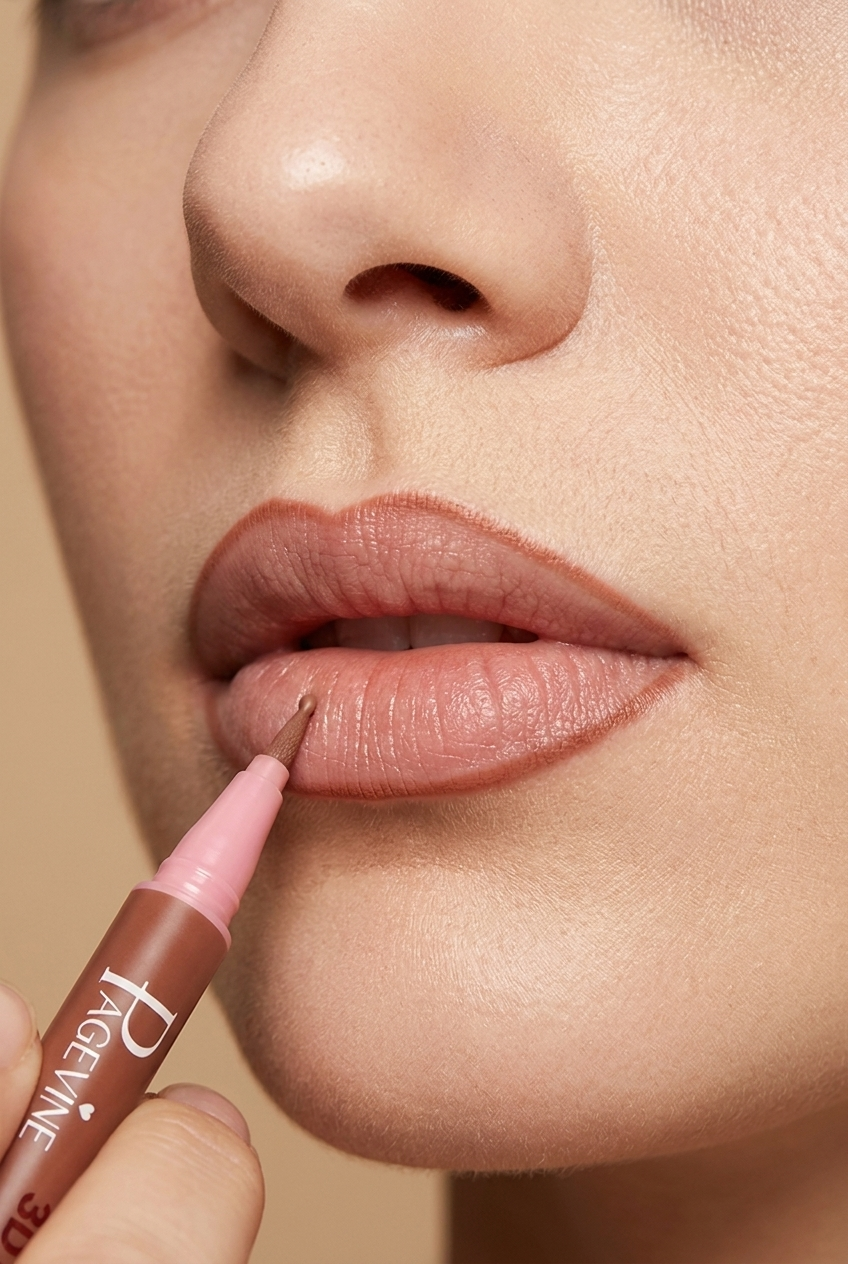 Lip Liner Stain - Waterproof liquid lip pencil with a precision tip