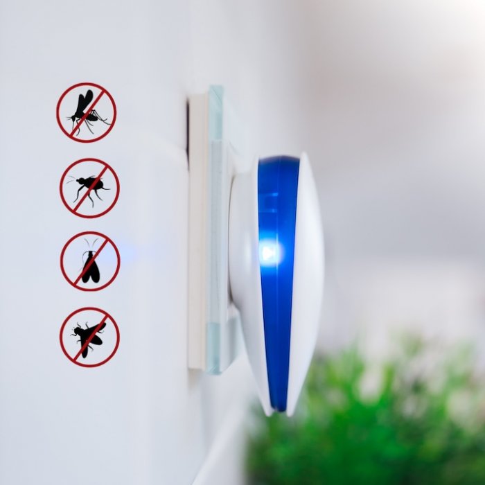 Ultrasonic repeller for insects