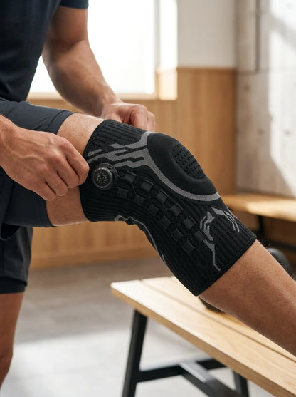 KneeFlex Pro™ – adjustable knee support with precision dial