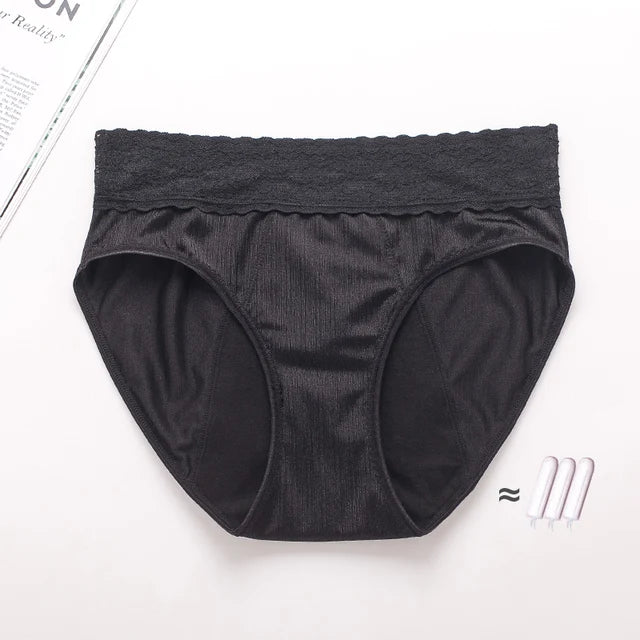 Menstrual panties and bathing briefs with high absorption