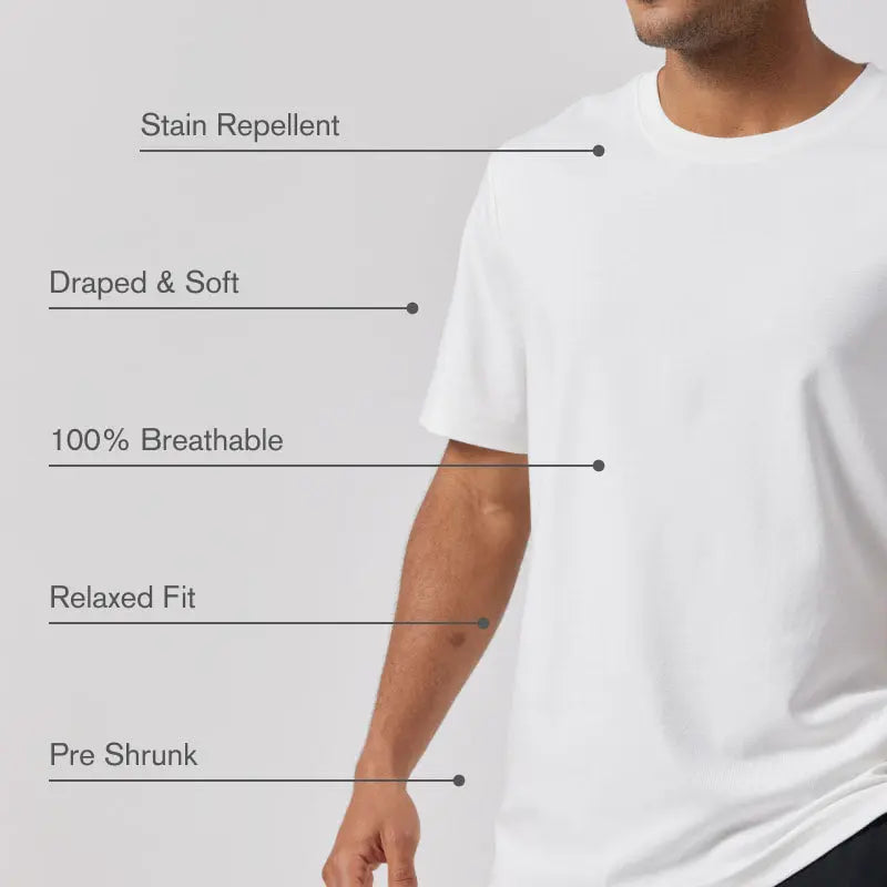 Hydrophobic T-shirt - water and stain resistant