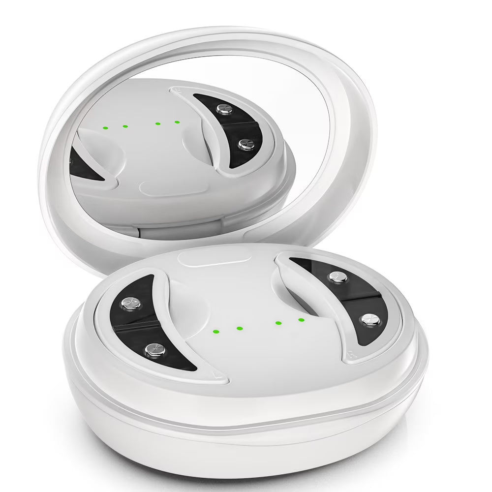 Electronic eye patches with red light and micro current - against dark circles