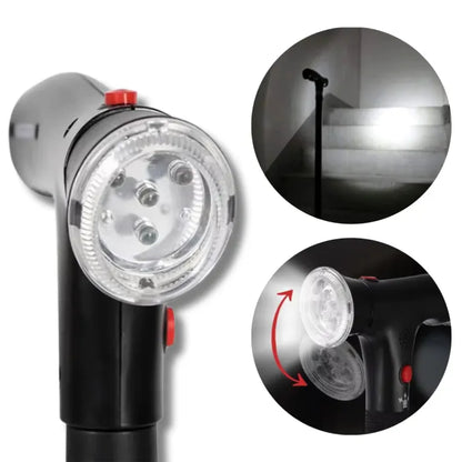 Anti-Fall Support Pole | With LED light, alarm, double handle & non-slip foot