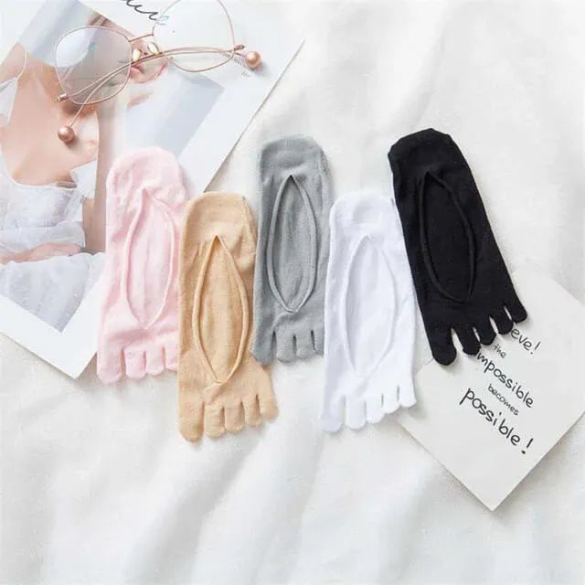 Premium Toe Socks 10-pack - Short, Breathable & Non-Slip