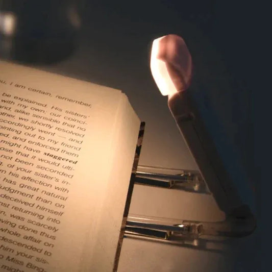 Portable Reading Light - Rechargeable, Adjustable Light & USB LED
