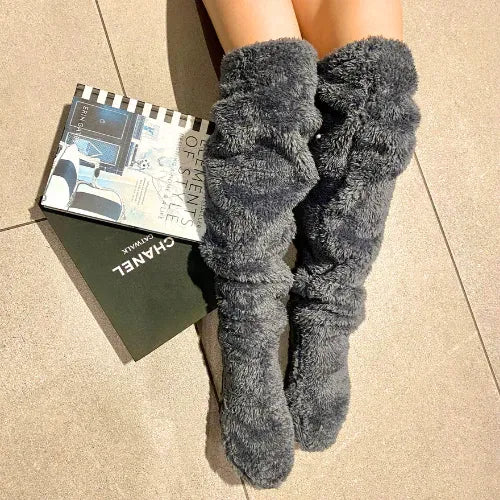 Fluffa - long cozy socks in soft fleece
