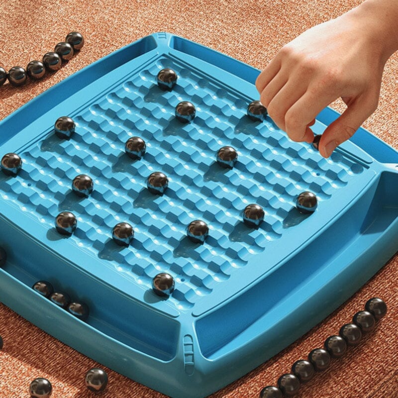 Magnetic Family Game - Magnetic Balls + Challenge Wheel