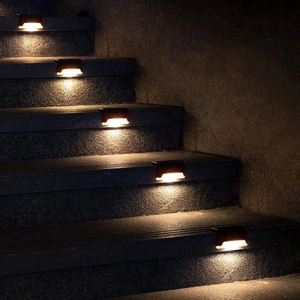 Solar powered LED lamp