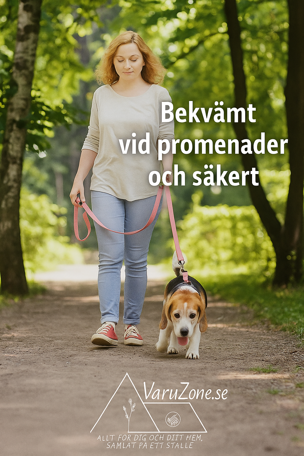 Reflex leash with double handles