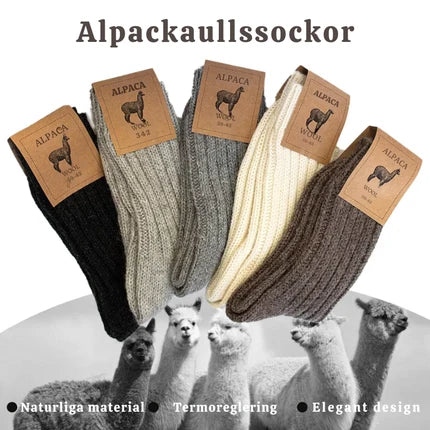 Alpaca Wool Socks - natural warmth for cold feet