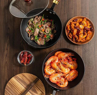 Cast iron pan - new generation hand-forged iron pan