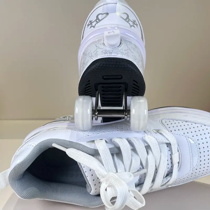 Sneakers with wheels - GlideStep 2-in-1 roller shoes