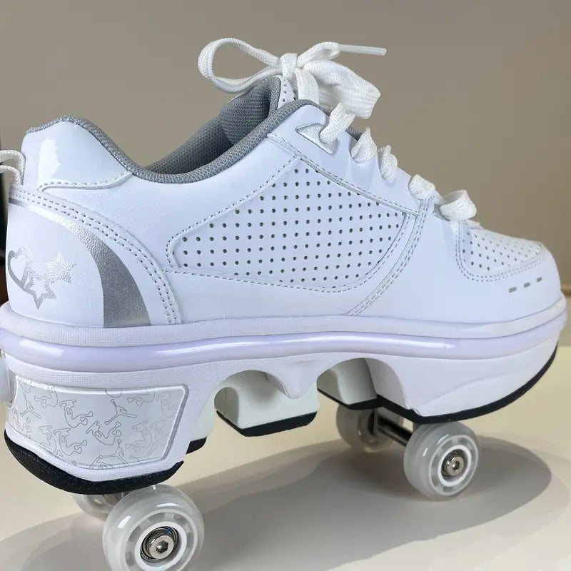 Sneakers with wheels - GlideStep 2-in-1 roller shoes