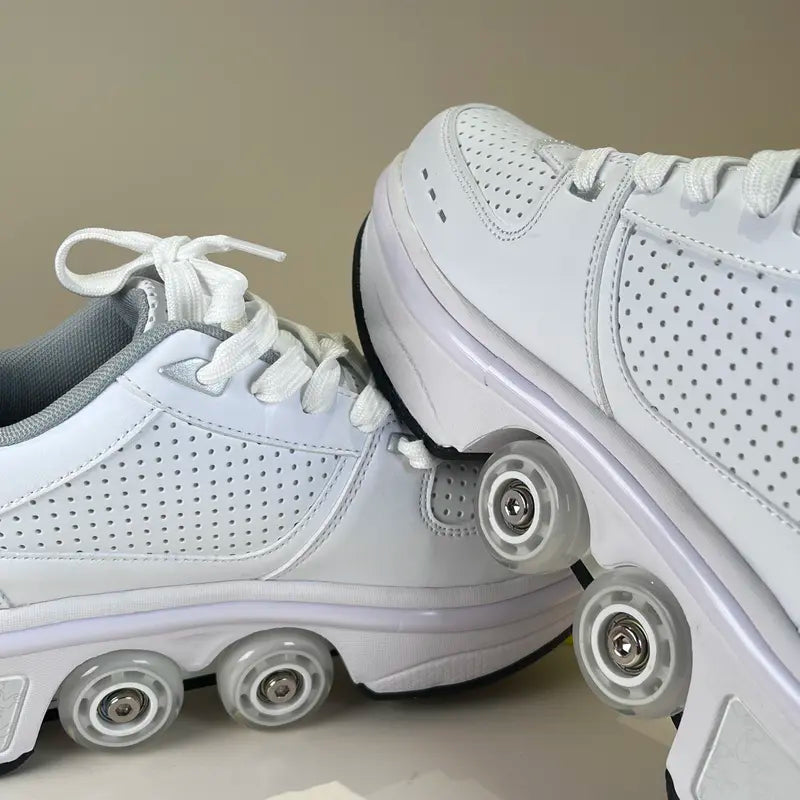 Sneakers with wheels - GlideStep 2-in-1 roller shoes